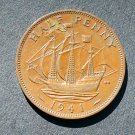1941  Half Penny Great Britain