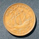 1943 Half Penny Great Britain