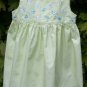 "Little by Little" Toddler Summer Dress 2T Green