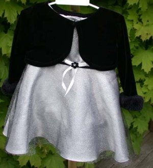 Infant Dress Holiday Special Occasion Dressy Size 12M