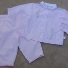 Stacey Claire Boyd Infant Girls 2pc. Pink/White Plaid Outfit 9 mo