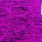 Girl's Cowl Neck Sweater Short Sleeves Hot Pink/Black  NEW
