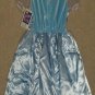 Cinderella Party Dress Dress-up "Satin" Sequins and Velour Size 4 NEW