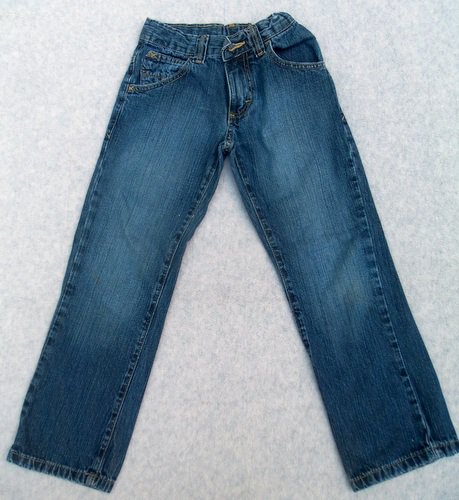 Wrangler Boys Jeans Size 8 Slim Elastic Back Waist Adjustable Waist