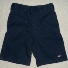 Boys Navy Blue Shorts "Uniform" Dickies Adjustable Waist Size 7 Reg