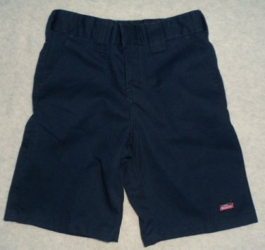 Boys Navy Blue Shorts "Uniform" Dickies Adjustable Waist Size 7 Reg