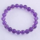 Natural amethyst  bracelet -10mm