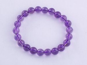 Natural amethyst  bracelet -10mm