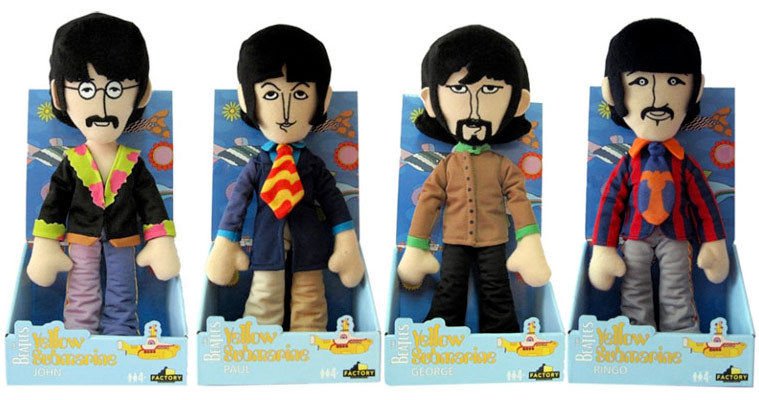 BEATLES YELLOW SUBMARINE BAND MEMBER PLUSH COLLECTION