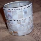 Mother of Pearl Candle Holder