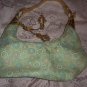 Green & Gold Circle Purse