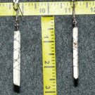 Jasper Stone Stic & Silver Dangle Earrings (ER-0004)