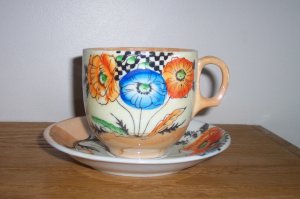 Lustre Tea Cup & Saucer