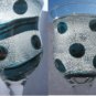 Turquoise & Black Votive Set