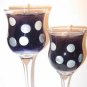 Purple & Silver Votive Set