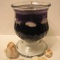 Purple Seashell Candle