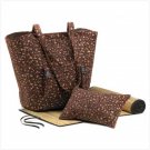 LEOPARD PRINT BEACH COMBO TOTE