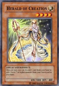 Herald of Creation (For use in Yugioh Online 2 ONLY)