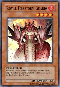Royal Firestorm Guards (For use in Yugioh Online 2 ONLY)