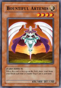 Bountiful Artemis (For use in Yugioh Online 2 ONLY)