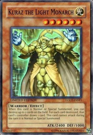 Kuraz the Light Monarch (For use in Yugioh Online 2 ONLY)