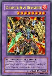 Gladiator Beast Heraklinos (For use in Yugioh Online 2 ONLY)