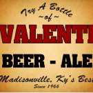 VALENTI Family Name Beer Ale Bar Poster Print
