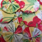 Yellow with Strawberries n' Cherries  Yo-Yo's - Quantity 10