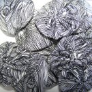 Black n' White Peacock Feathers Yo-Yo's - Quantity 10