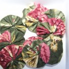 Cabbage Rose Yo-Yo's - Quantity 10