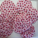 Pink with Red Hearts Yo-Yo's - Quantity 10