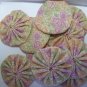 Country Floral Yo-Yo's - Quantity 10