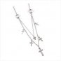 Silver Tone Crucifix Neckalce