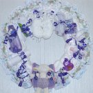 Purple Baby Diaper Wreath #5
