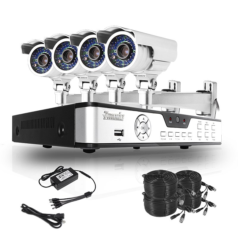 ZMODO 8CH H.264 Video Security System With 4 CCD Vari-focal ...