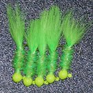 "Green Meanie" Crappie Jigs 1/16 Oz