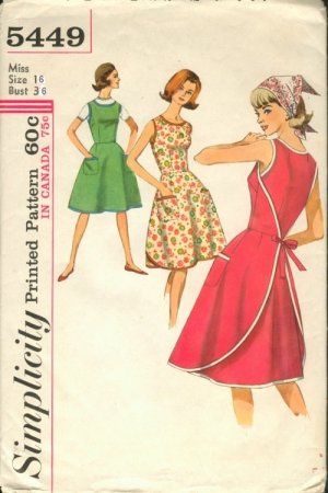 Past Patterns: #6471: Las' Wrap-around Dress: Circa 1925-1926