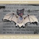 Adorable BAT Folk Art Toy Doll Paper PUPPET aceo atc