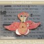 Unusual MONKEY Folk ART TOY Doll Paper PUPPET aceo atc