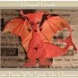 Creative Dragon Folk Art Toy Doll Paper Puppet ACEO ATC