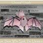 Adorable BAT Folk Art Toy Doll Paper PUPPET aceo atc