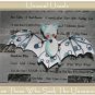 Adorable Bat Folk Art Toy Doll Paper Puppet ACEO ATC