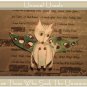 Fairy Kitten FOLK ART TOY Doll Paper Cat PUPPET aceo