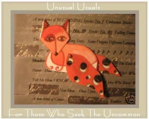 Fairy Puppy FOLK ART TOY Doll Paper DOG PUPPET aceo atc