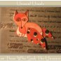 Fairy Puppy FOLK ART TOY Doll Paper DOG PUPPET aceo atc