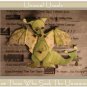 Creative Dragon Folk Art Toy Doll Paper Puppet ACEO ATC