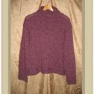 Karen Tate Knits Soft Purple Turtleneck Tunic Sweater M L