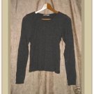 CLOTHESPIN Boutique Textured Gray Wool Knit Pullover shirt top X-Small XS