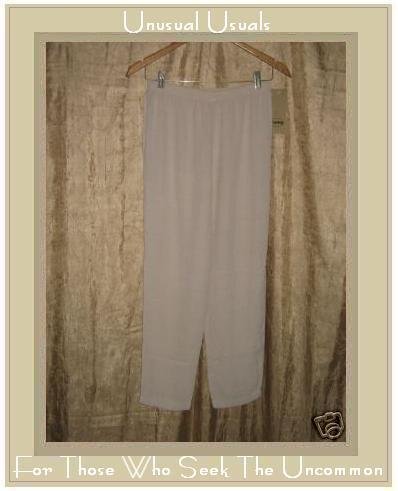 New STAMP Beige Rayon Long Pants Medium M
