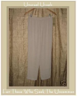 New STAMP Beige Rayon Long Pants Medium M